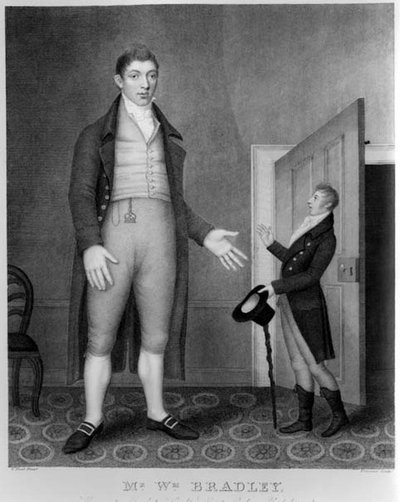 Portrait of Mr William Bradley, Engraved by Freeman, 1793 by Thomas Peat